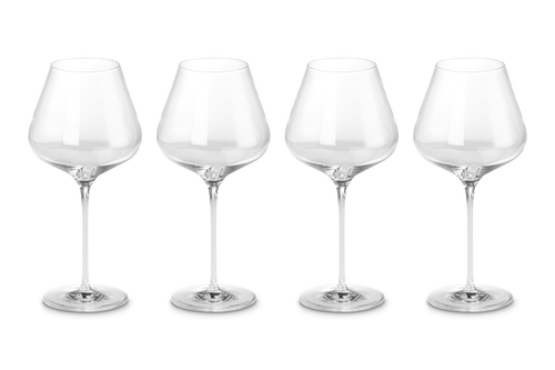 Set of 4 Red Wine Glasses