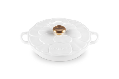 Cast Iron Petal Shallow Casserole