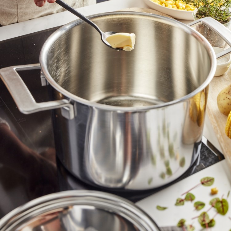 Demeyere Industry 5 Soeppan 8L Dichte Rand