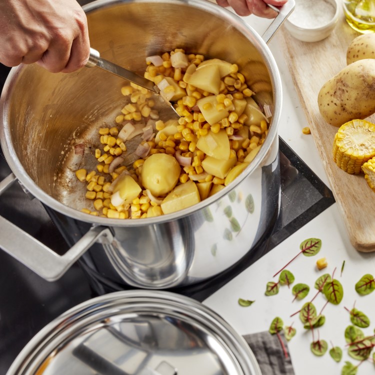 Demeyere Industry 5 Soeppan 8L Dichte Rand