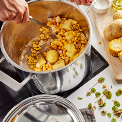 Demeyere Industry 5 Soeppan 8L Dichte Rand