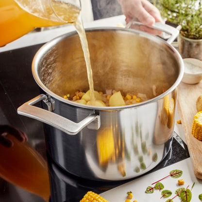 Demeyere Industry 5 Soeppan 8L Dichte Rand