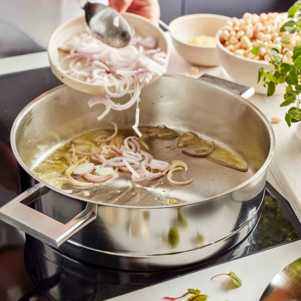 Demeyere John Pawson 7 Lage Kookpan - dubbelwandige deksel 28cm