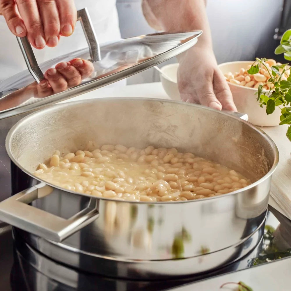 Demeyere John Pawson 7 Lage Kookpan - dubbelwandige deksel 28cm