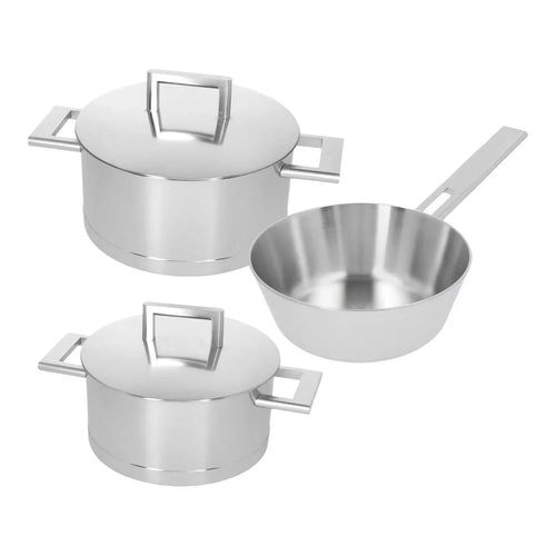 Demeyere John Pawson 7 Pannenset 3-delig RVS