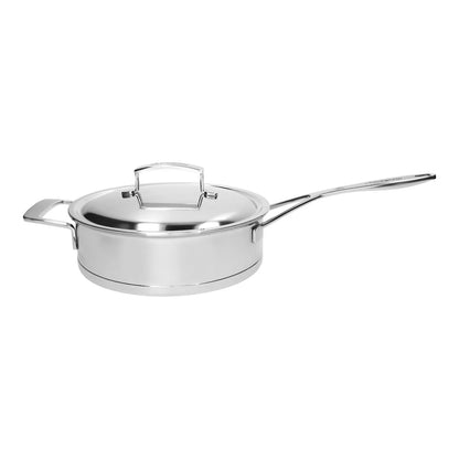 Demeyere Silver 7 Hapjespan / Sauteerpan dubbelwandig deksel