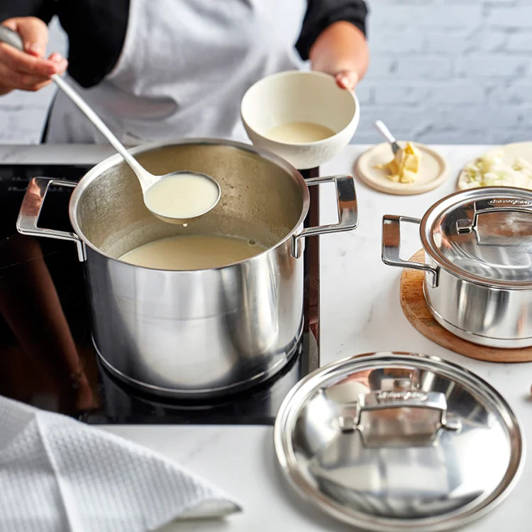 Demeyere Silver 7 Soeppan Met Dubbelwandige Deksel