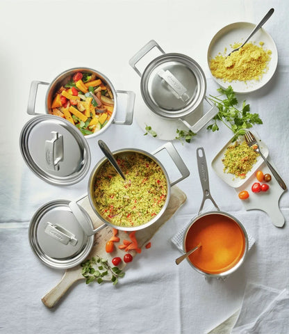 Demeyere Industry 5 Pannenset Dichte Rand 7-Delig