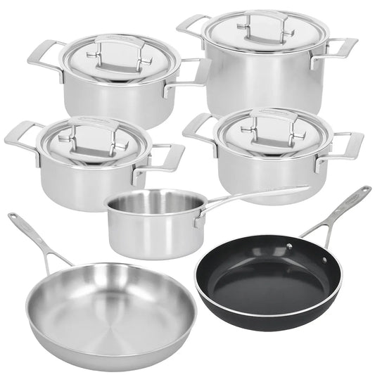 Demeyere Industry 5 Pannenset Dichte Rand 7-Delig