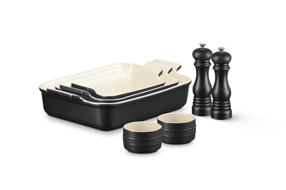 Stoneware 5-piece Essential Setwith Mills