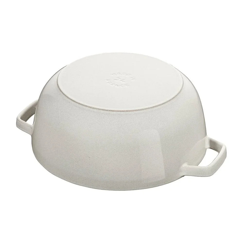 Staub Braadpan Snowflake White 24cm - 3.6L