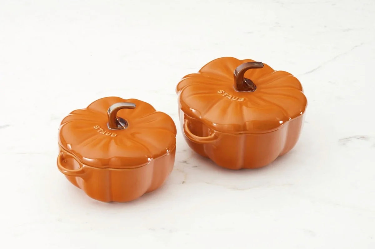 Staub Keramiek Pompoen Cocotte Kaneel 12cm / 0.5L