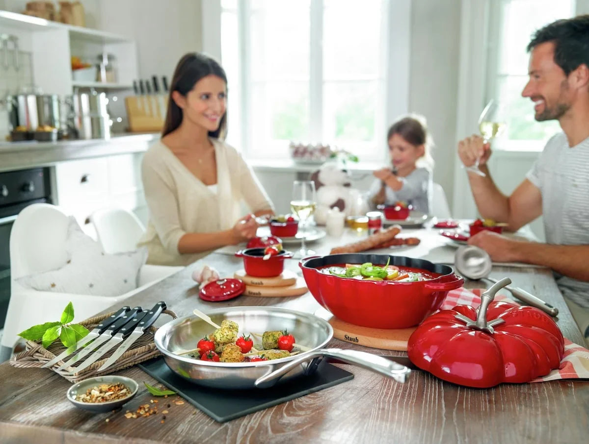 Staub Braadpan Tomaat – Kersenrood | 25 cm / 3 L